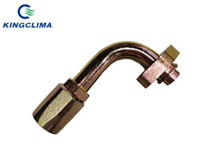 90 degree self-lock O-Ring High Pressure Bus AC Fittings - KingClima 